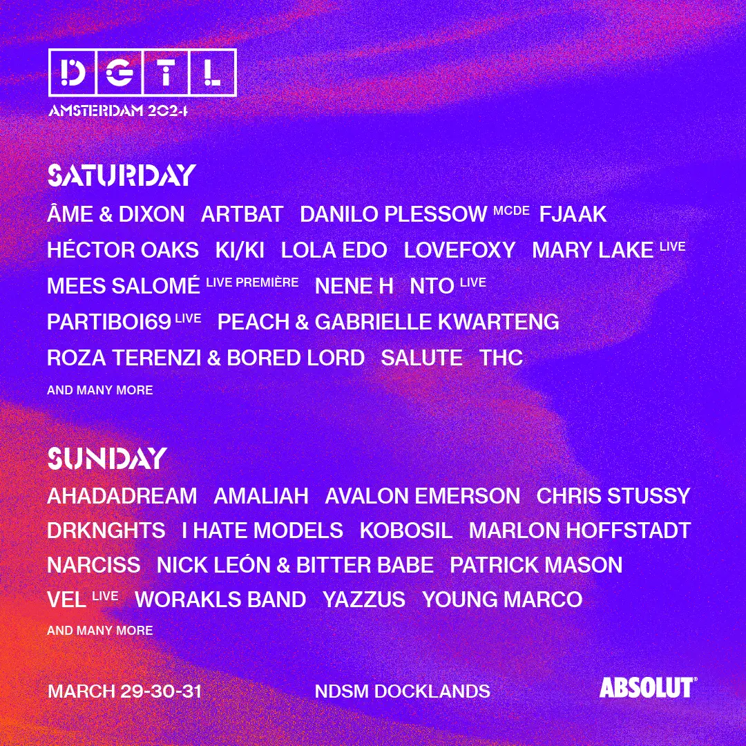 DGTL Festival Amsterdam 2024